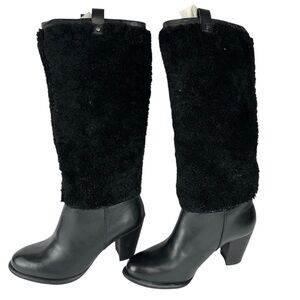 Ugg B- GRADE W Ava exposed FUR SHEARLING BOOTS